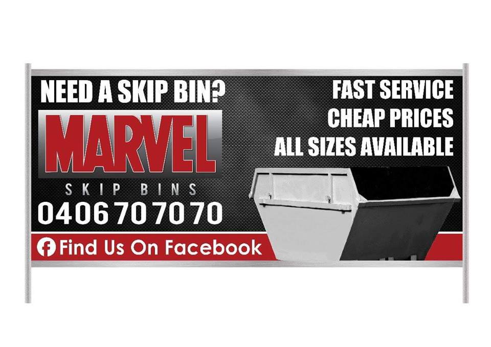 Marvel Skip Bins