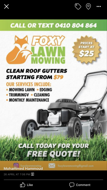 Foxy Lawn Mowing Services